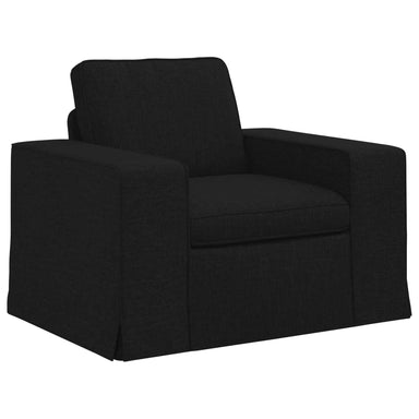 Bank Zwart 103 x 80 x 82 cm Stof