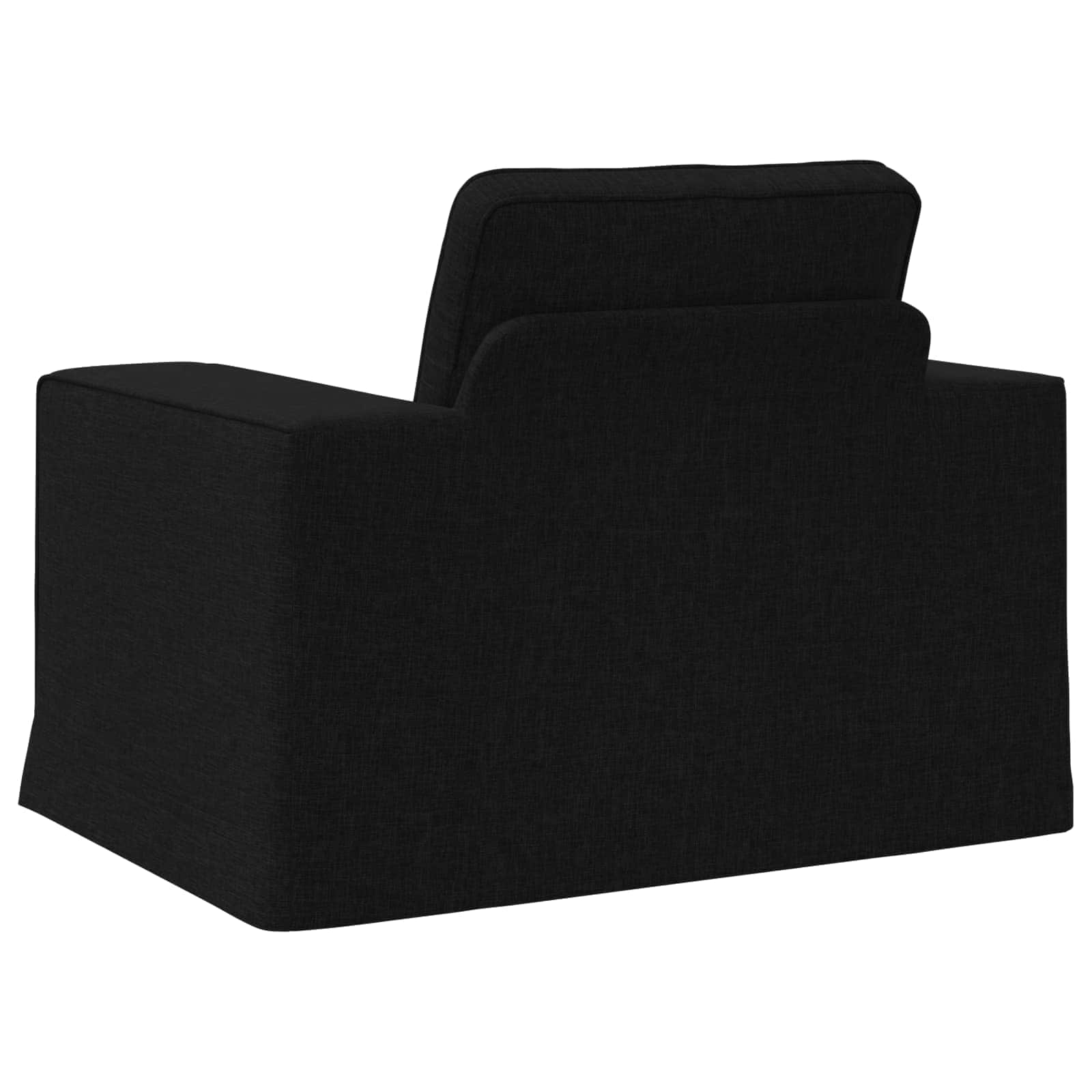 Bank Zwart 103 x 80 x 82 cm Stof
