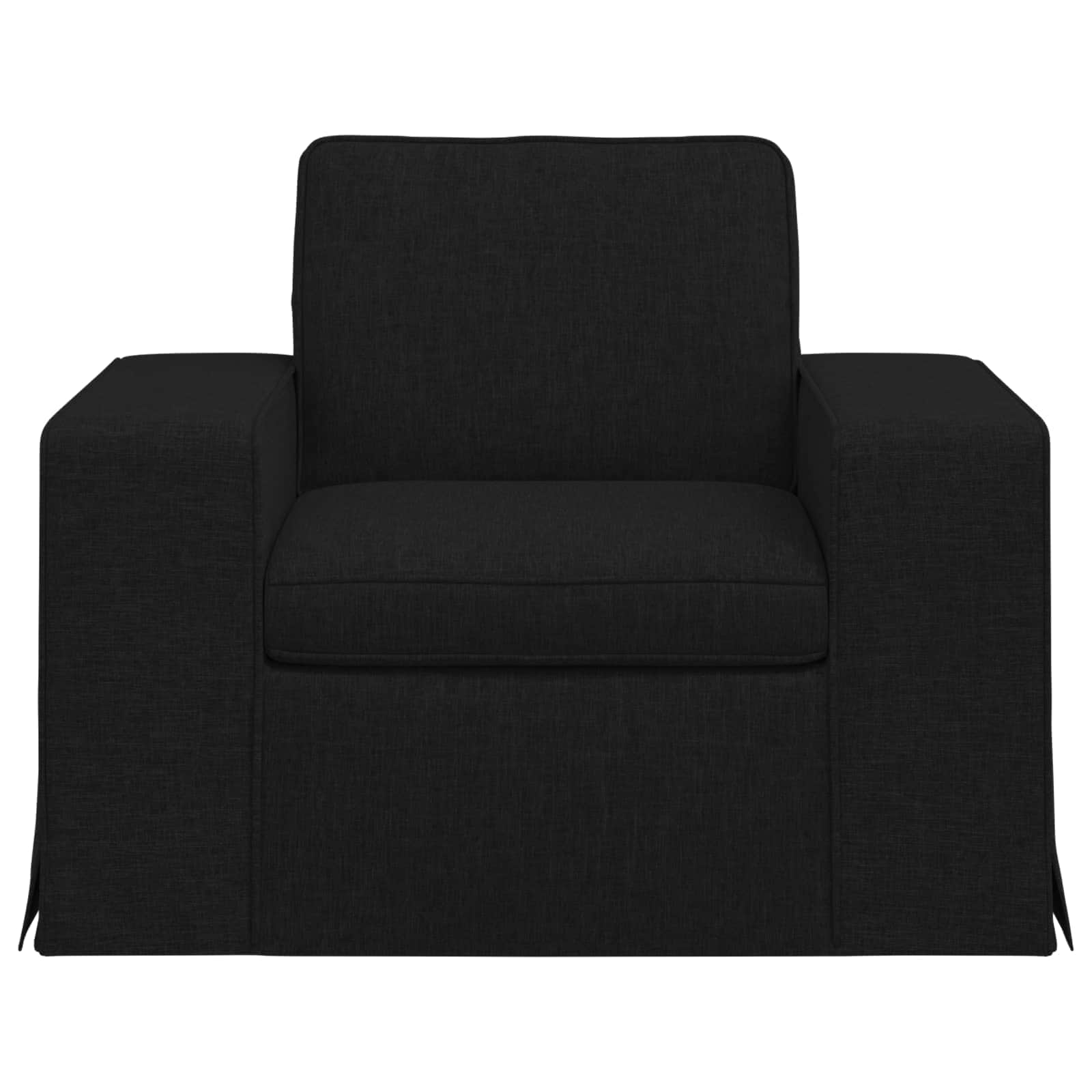 Bank Zwart 103 x 80 x 82 cm Stof