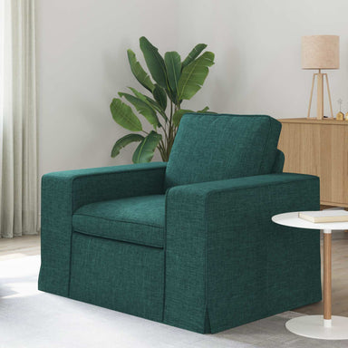 Bank Donkergroen 103 x 80 x 82 cm Stof