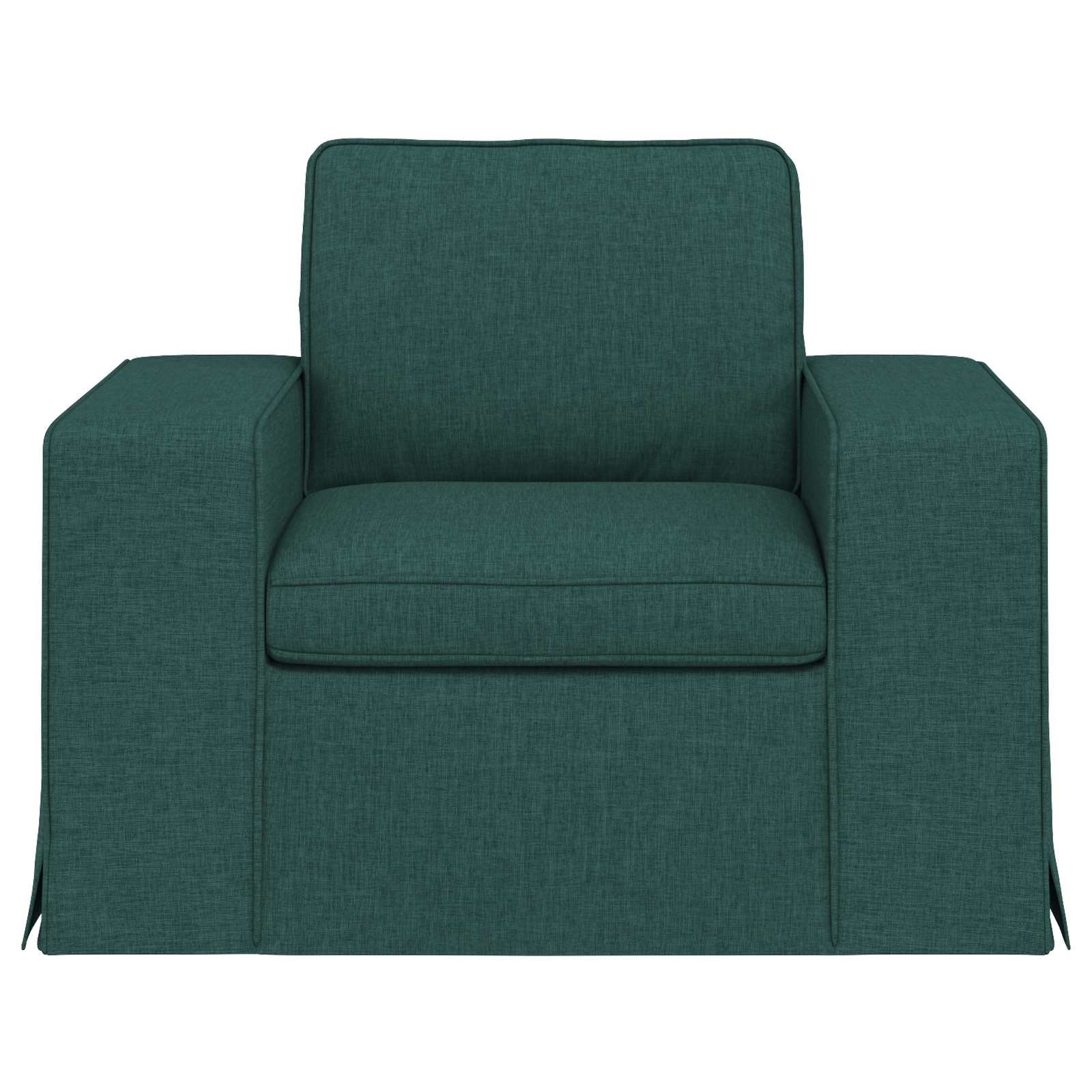 Bank Donkergroen 103 x 80 x 82 cm Stof
