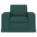 Bank Donkergroen 103 x 80 x 82 cm Stof