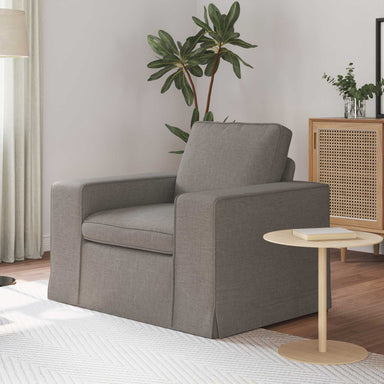 Bank Taupe 103 x 80 x 82 cm Stof