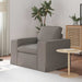Bank Taupe 103 x 80 x 82 cm Stof