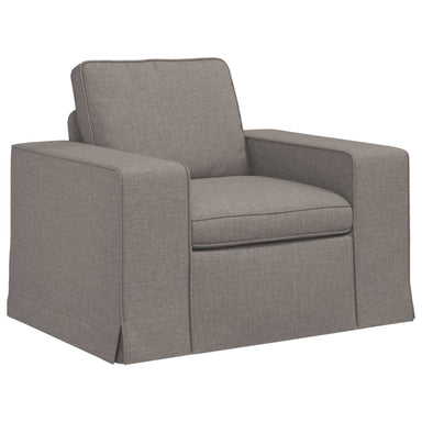 Bank Taupe 103 x 80 x 82 cm Stof