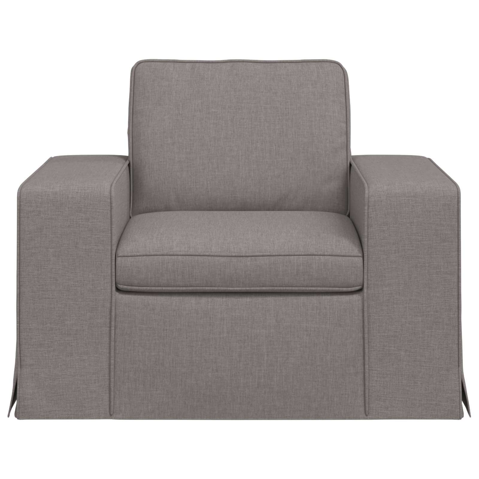 Bank Taupe 103 x 80 x 82 cm Stof
