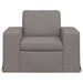 Bank Taupe 103 x 80 x 82 cm Stof