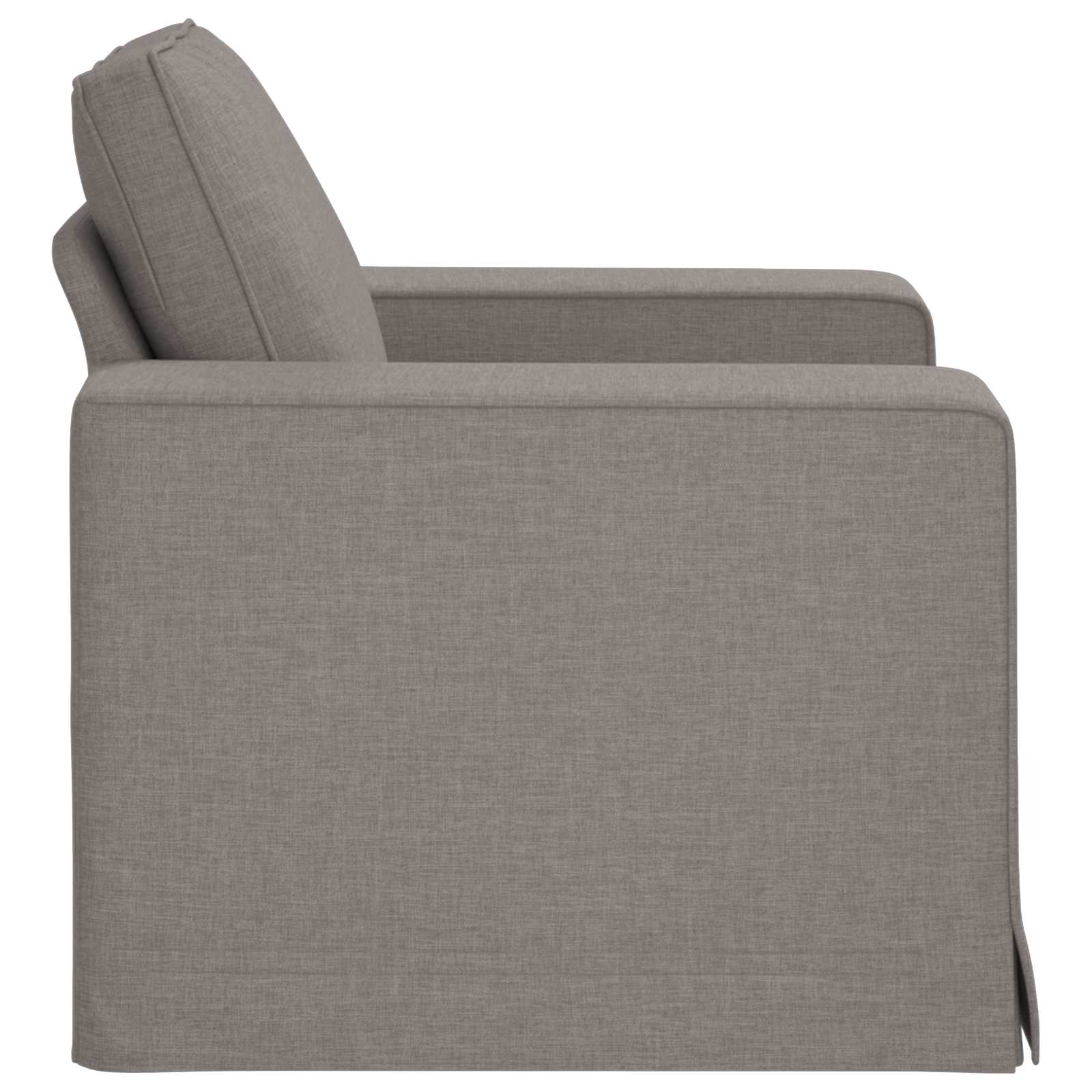 Bank Taupe 103 x 80 x 82 cm Stof
