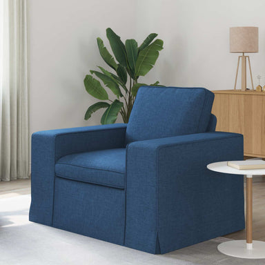 Bank Blauw 103 x 80 x 82 cm Stof