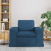 Bank Blauw 103 x 80 x 82 cm Stof