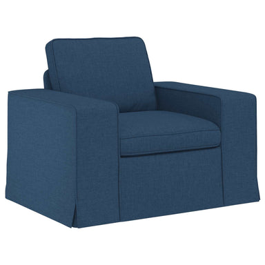 Bank Blauw 103 x 80 x 82 cm Stof