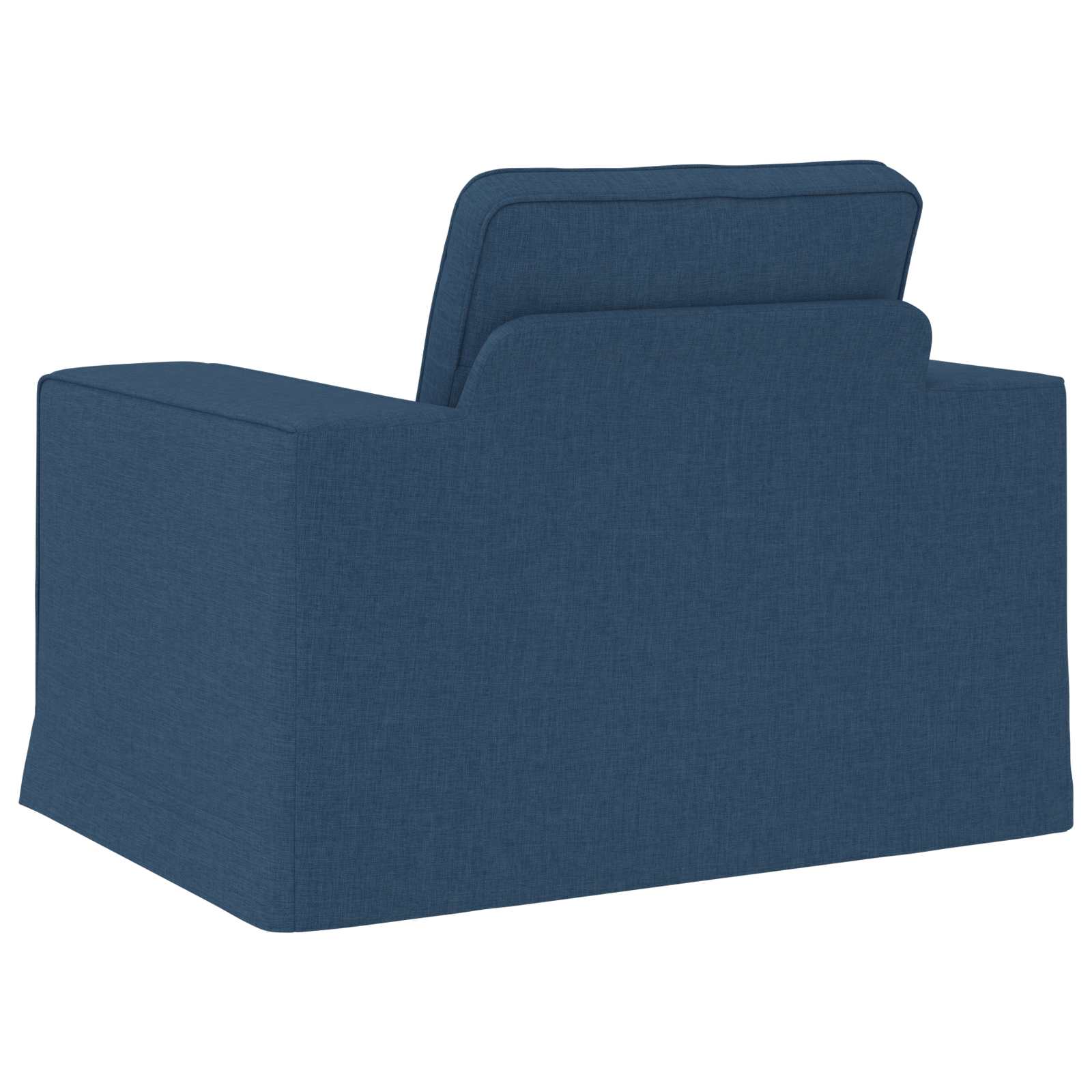 Bank Blauw 103 x 80 x 82 cm Stof