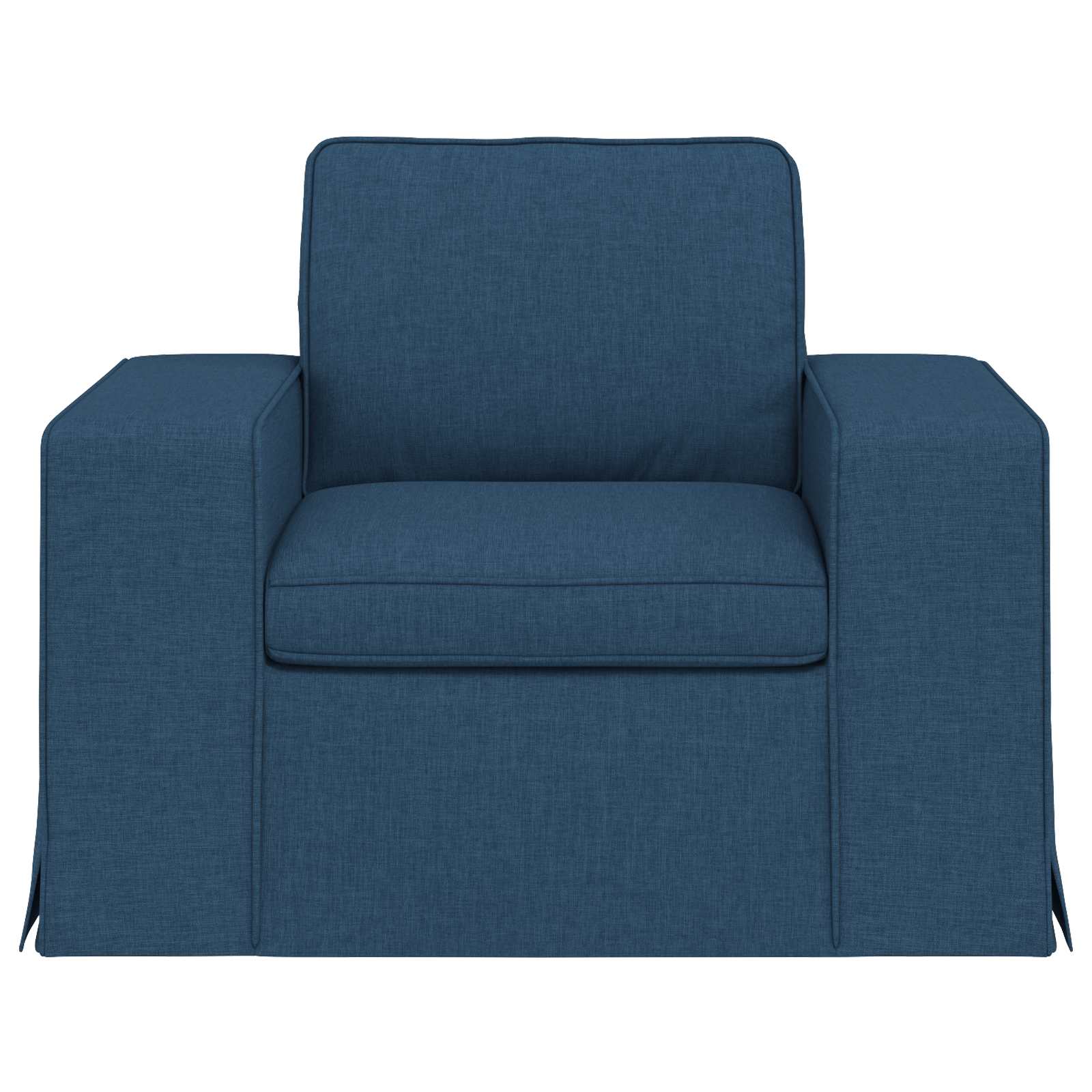 Bank Blauw 103 x 80 x 82 cm Stof