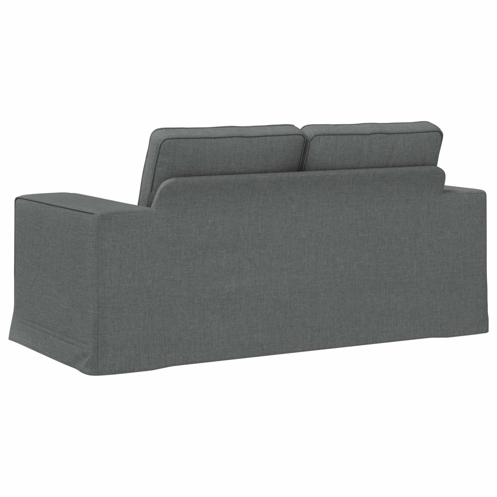 Bank Donkergrijs 162 x 80 x 82 cm Stof