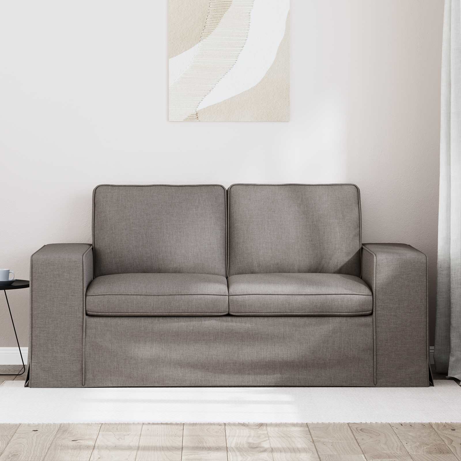 Bank Taupe 162 x 80 x 82 cm Stof