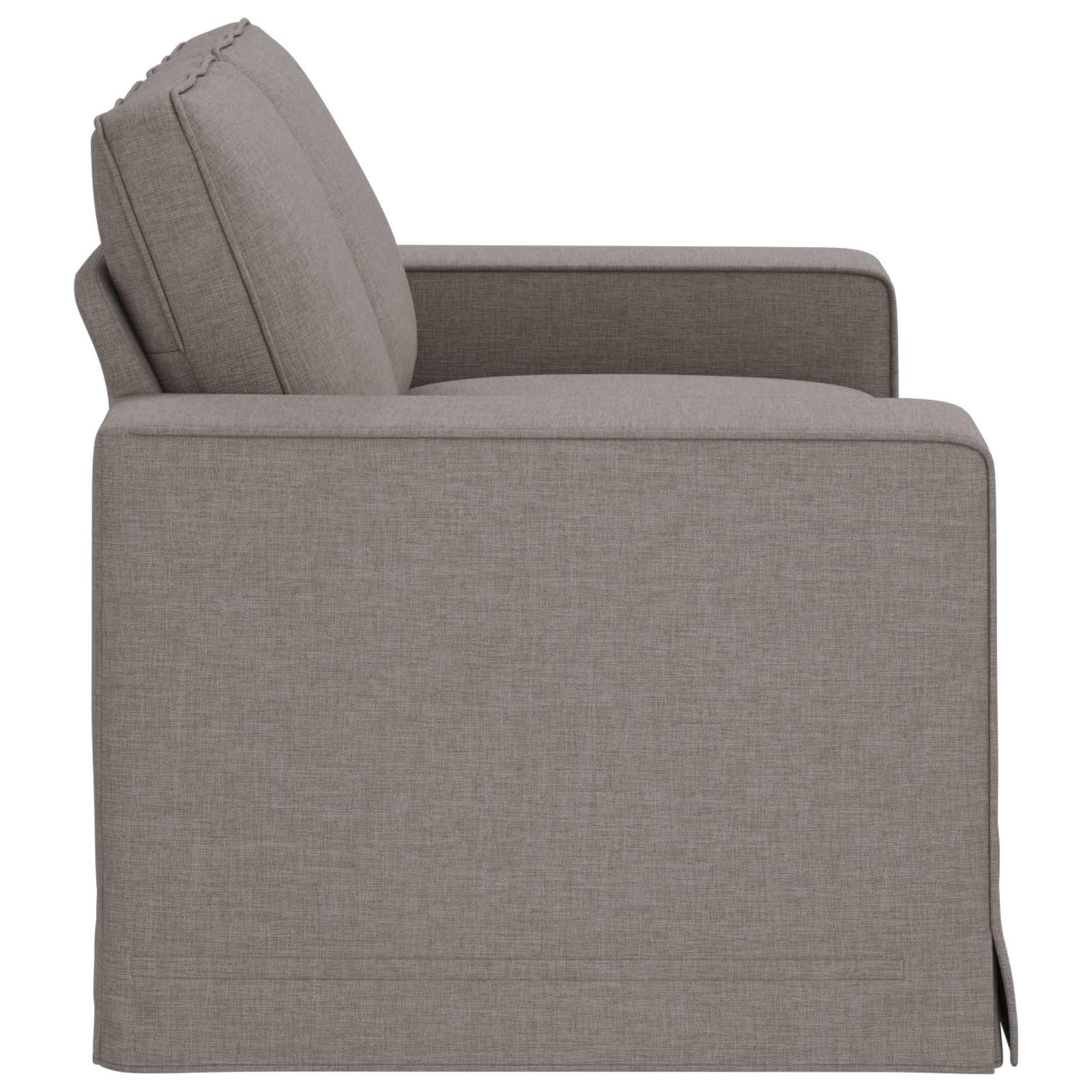 Bank Taupe 162 x 80 x 82 cm Stof