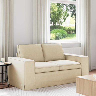 Bank Crème 162 x 80 x 82 cm Stof