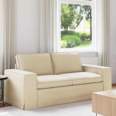 Bank Crème 182 x 80 x 82 cm Stof