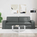 Bank Donkergrijs 222 x 80 x 82 cm Stof