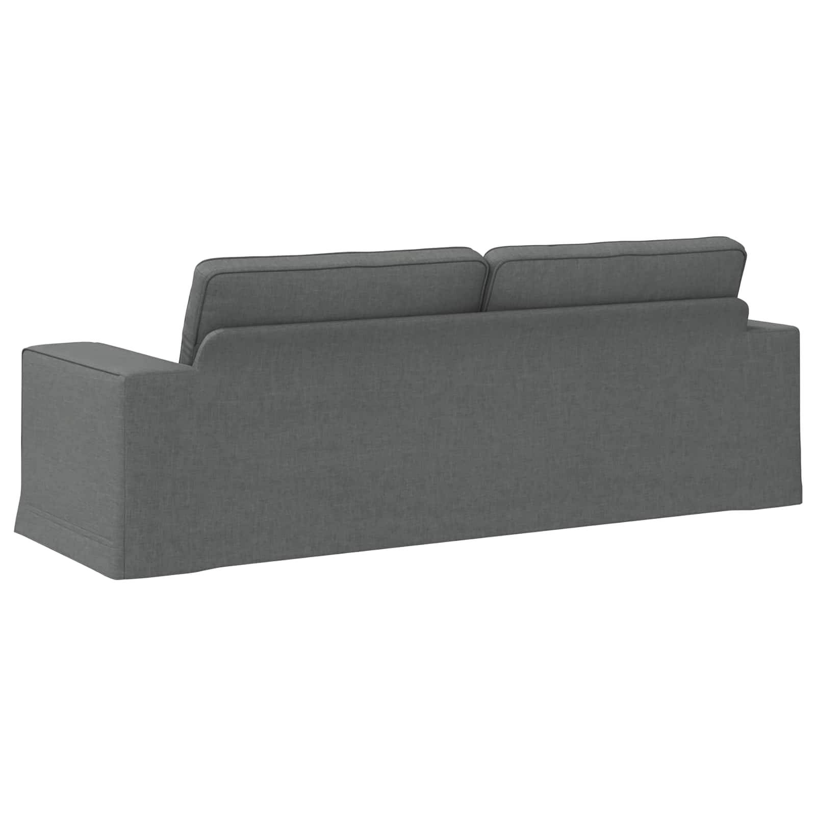 Bank Donkergrijs 222 x 80 x 82 cm Stof