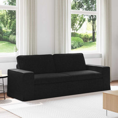 Bank Zwart 222 x 80 x 82 cm Stof