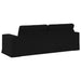 Bank Zwart 222 x 80 x 82 cm Stof