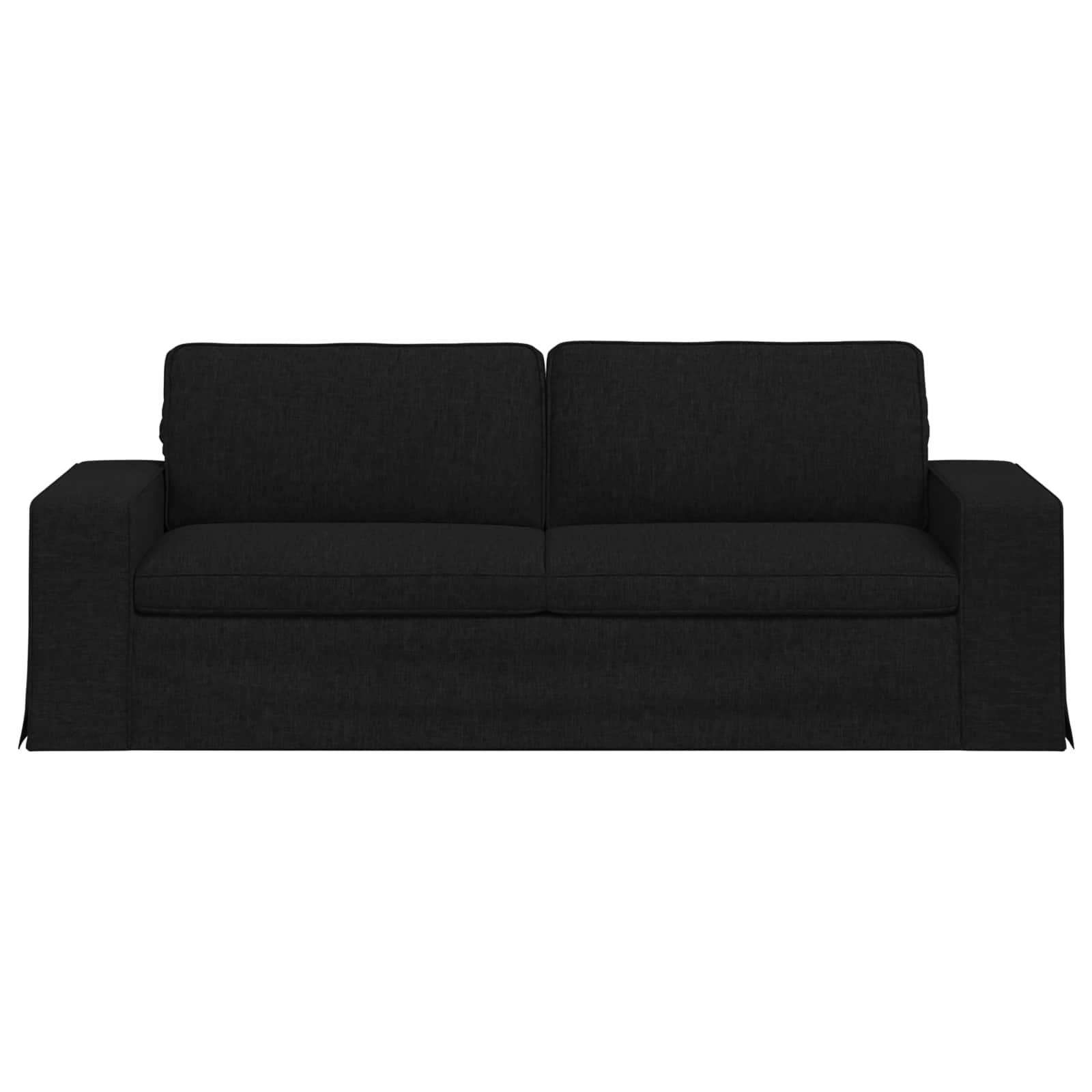 Bank Zwart 222 x 80 x 82 cm Stof
