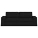Bank Zwart 222 x 80 x 82 cm Stof