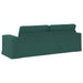 Bank Donkergroen 222 x 80 x 82 cm Stof