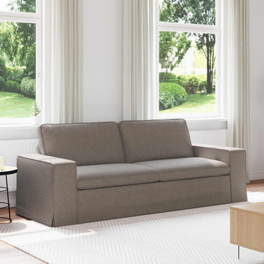 Bank Taupe 222 x 80 x 82 cm Stof