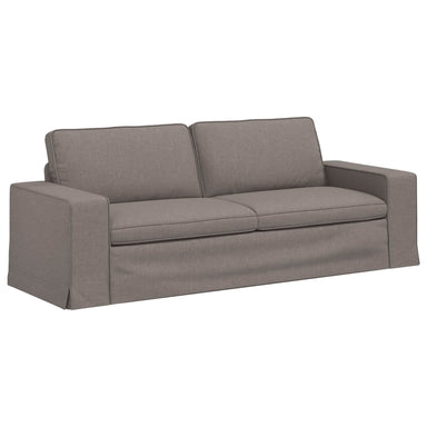Bank Taupe 222 x 80 x 82 cm Stof