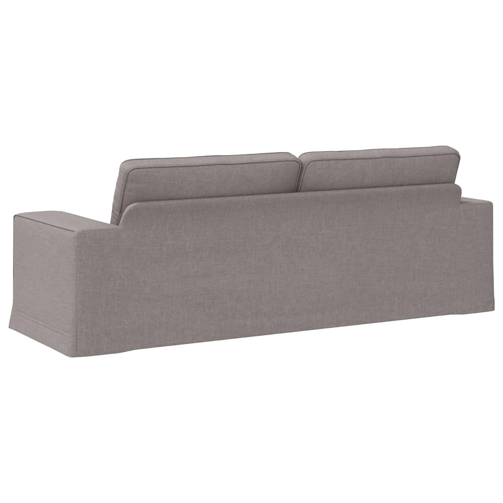 Bank Taupe 222 x 80 x 82 cm Stof