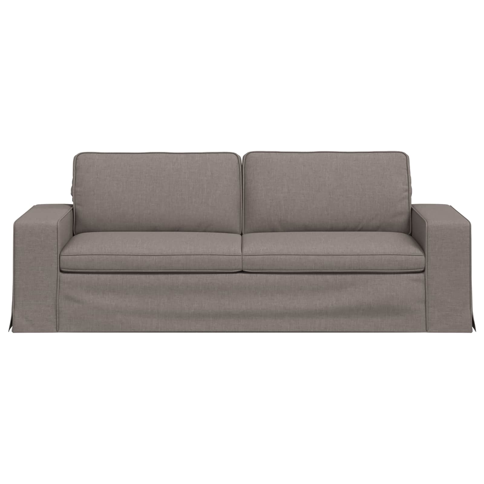 Bank Taupe 222 x 80 x 82 cm Stof