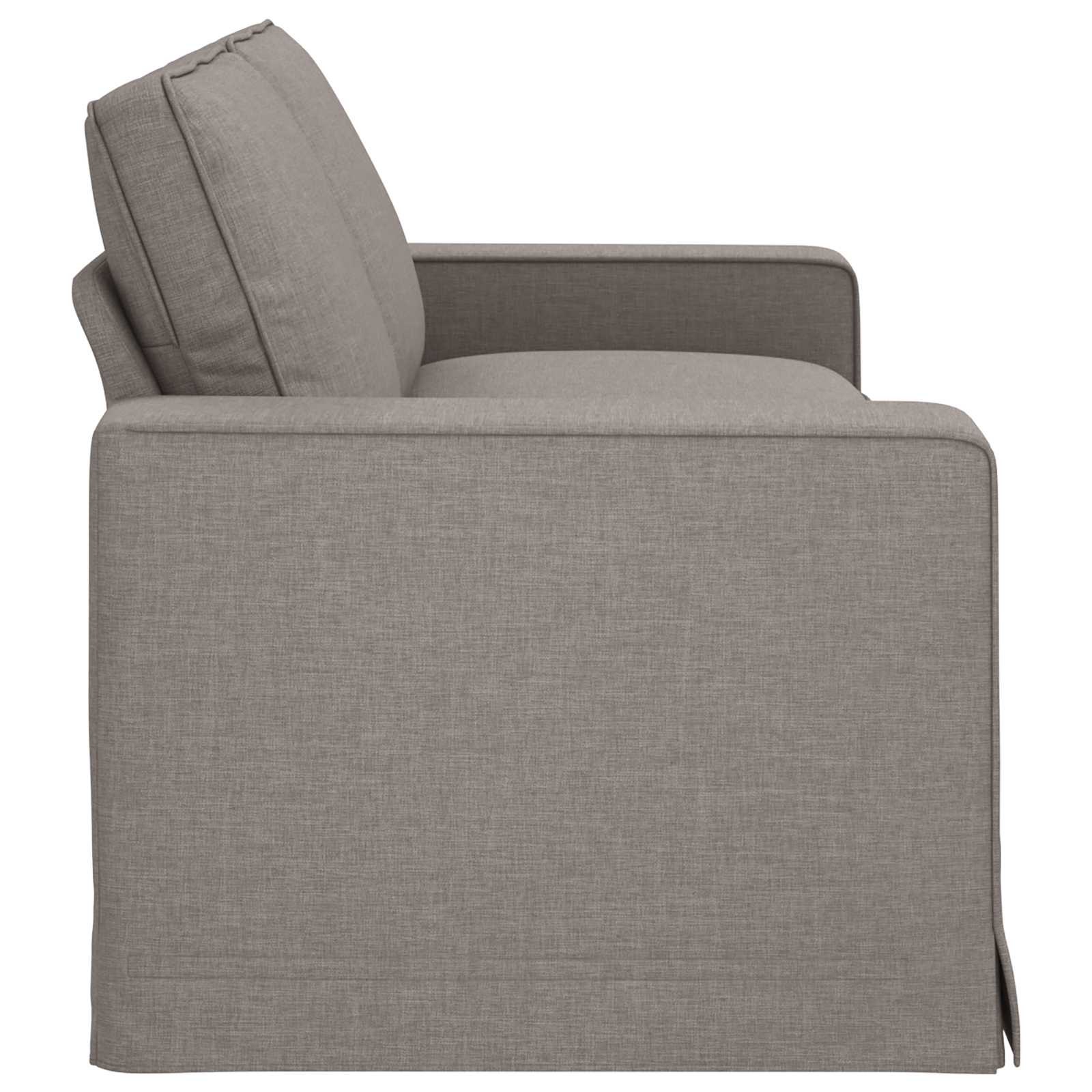 Bank Taupe 222 x 80 x 82 cm Stof