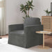 Bank Donkergrijs 78 x 78 x 80 cm Fluweel