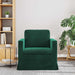 Bank Donkergroen 78 x 78 x 80 cm Fluweel