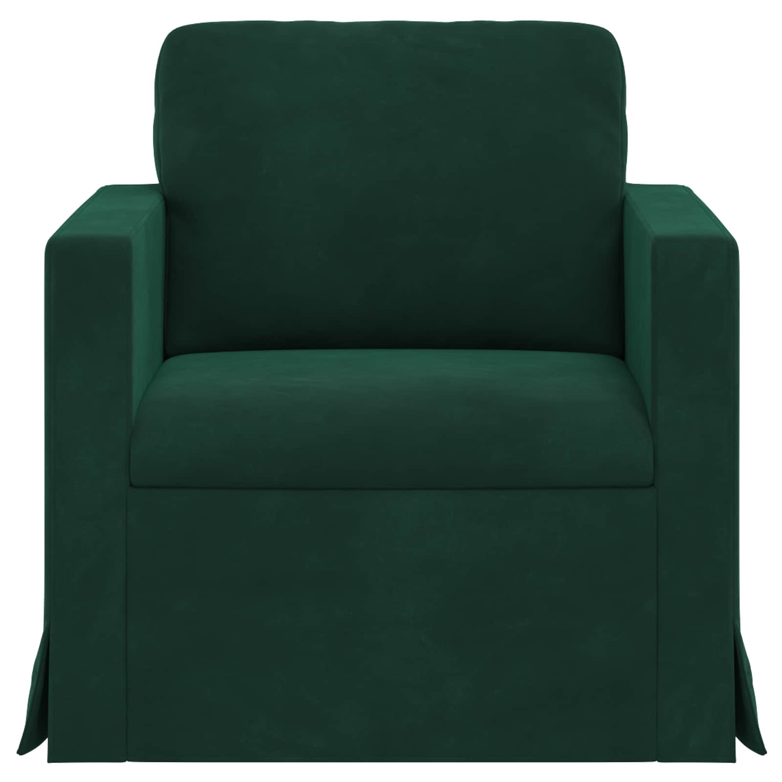 Bank Donkergroen 78 x 78 x 80 cm Fluweel