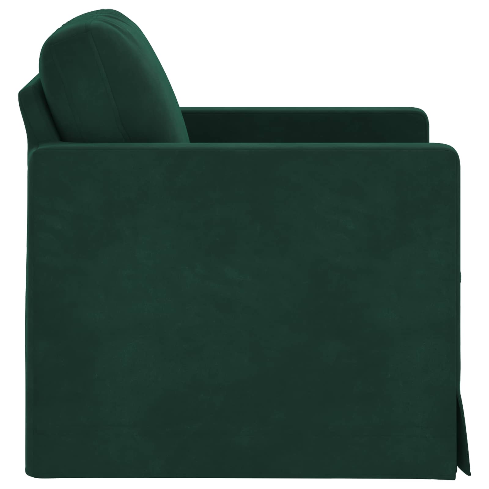 Bank Donkergroen 78 x 78 x 80 cm Fluweel