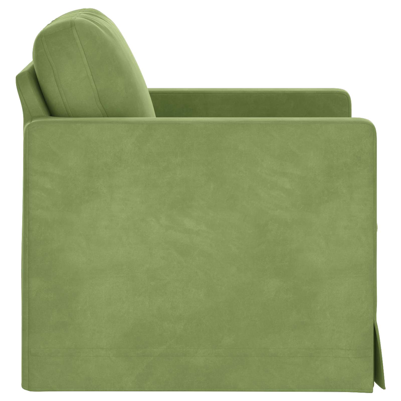 Bank Lichtgroen 78 x 78 x 80 cm Fluweel
