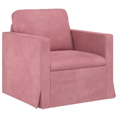 Bank Roze 78 x 78 x 80 cm Fluweel