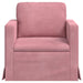 Bank Roze 78 x 78 x 80 cm Fluweel
