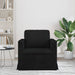 Bank Zwart 78 x 78 x 80 cm Fluweel