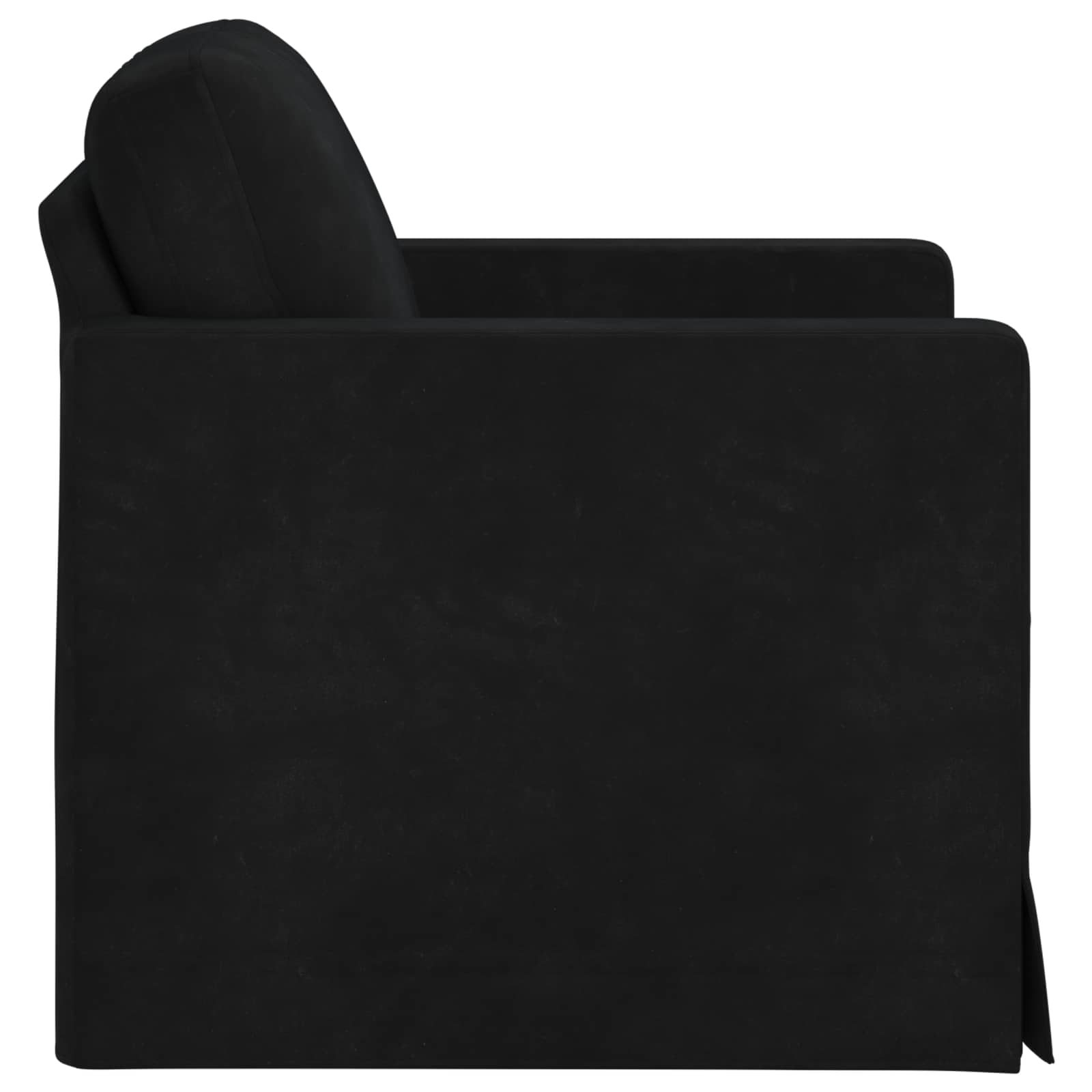 Bank Zwart 78 x 78 x 80 cm Fluweel