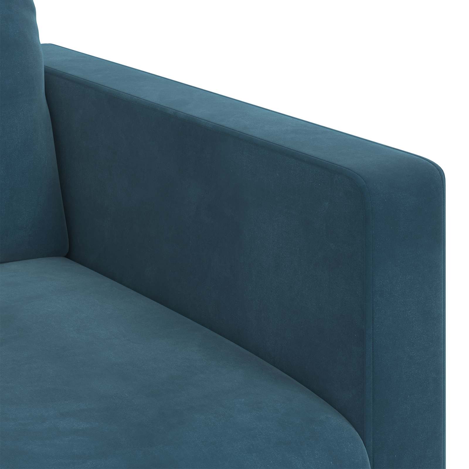 Bank Blauw 78 x 78 x 80 cm Fluweel