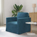 Bank Blauw 78 x 78 x 80 cm Fluweel