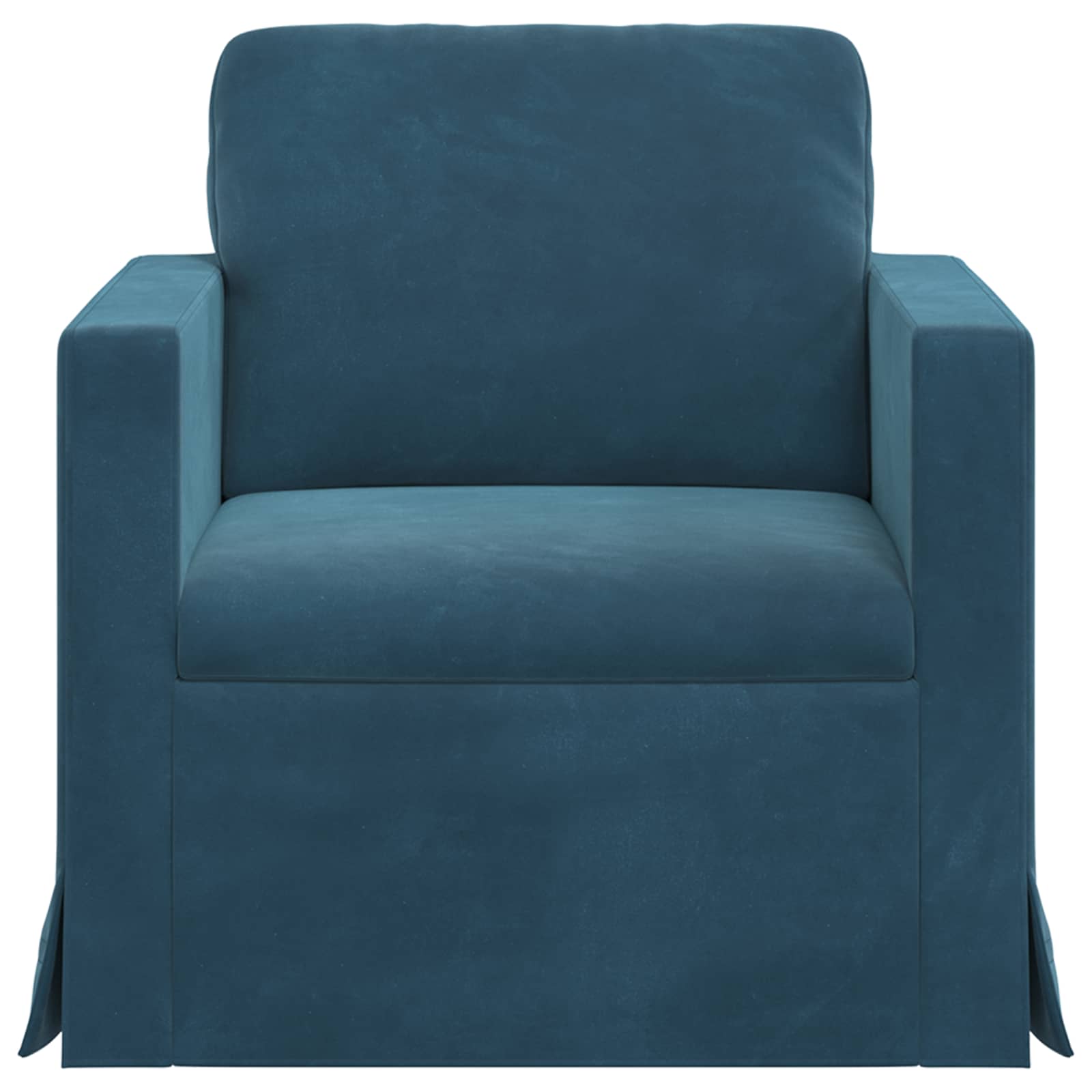 Bank Blauw 78 x 78 x 80 cm Fluweel