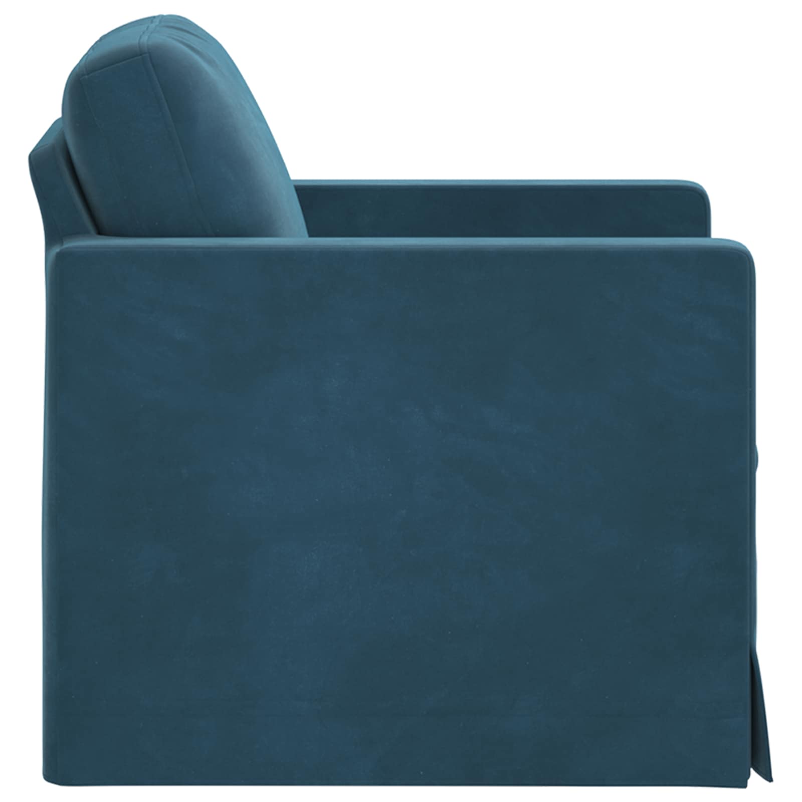 Bank Blauw 78 x 78 x 80 cm Fluweel