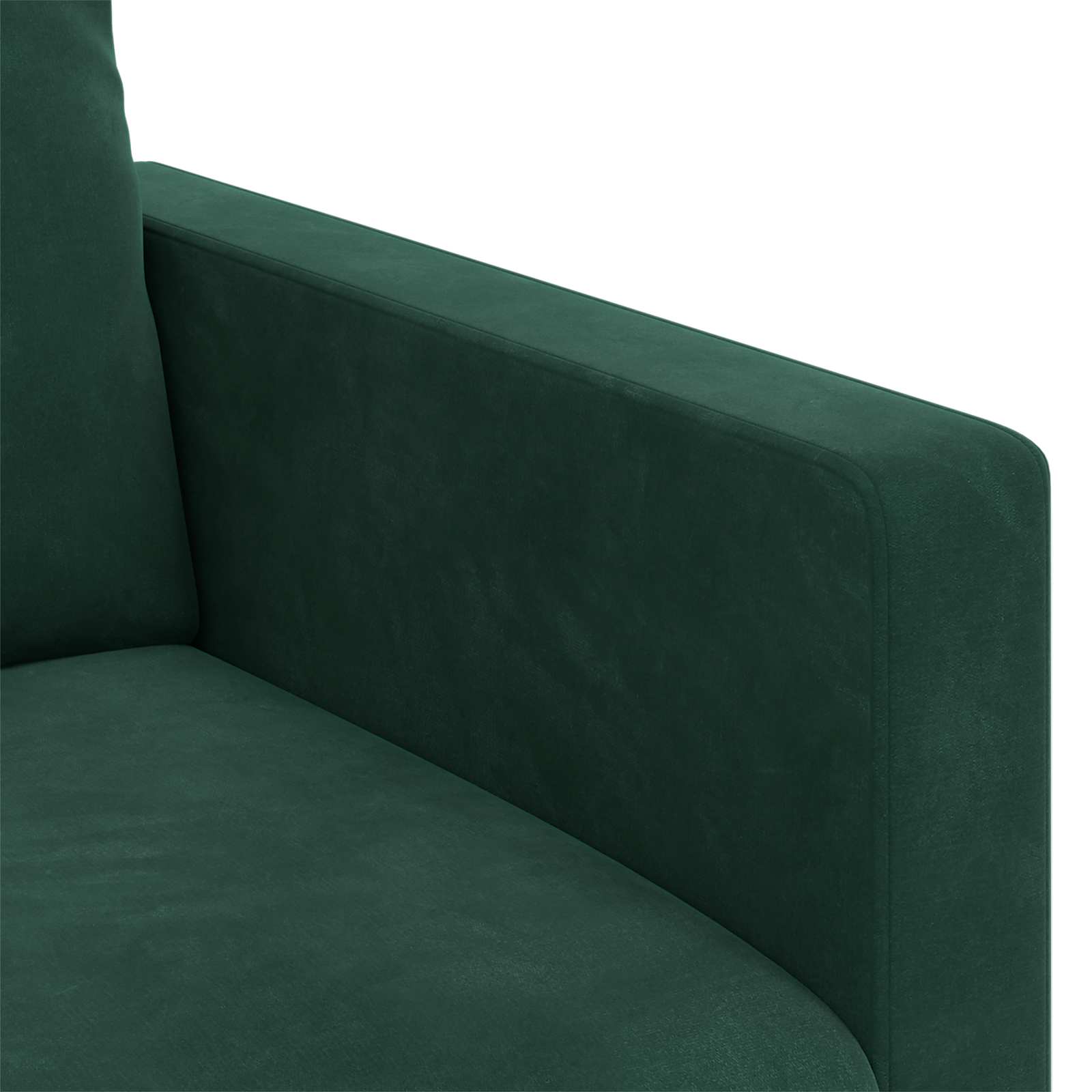Bank Donkergroen 138 x 78 x 80 cm Fluweel