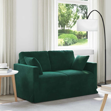 Bank Donkergroen 138 x 78 x 80 cm Fluweel