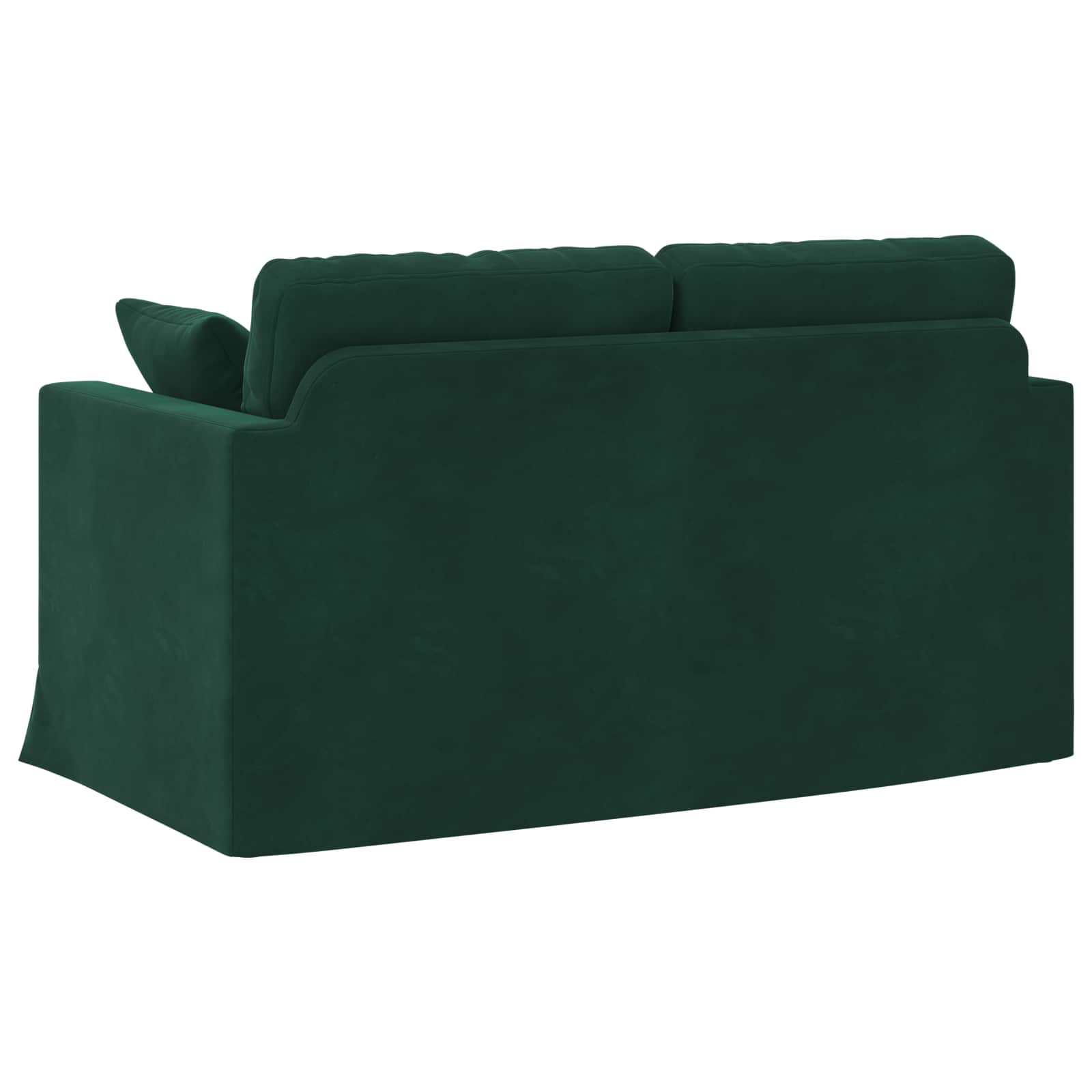 Bank Donkergroen 138 x 78 x 80 cm Fluweel